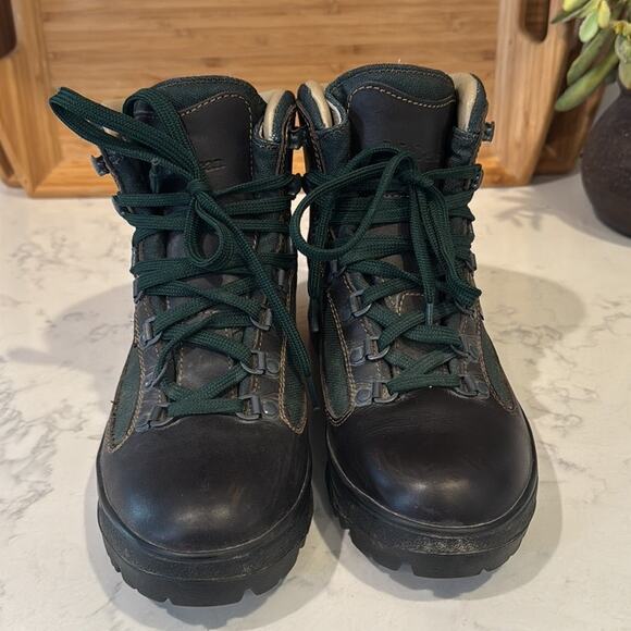 LL BEAN Cresta Air 8000 size  8 Gore-Tex Hiking Trail Boots Vibram Made Italy - Picture 2 of 9